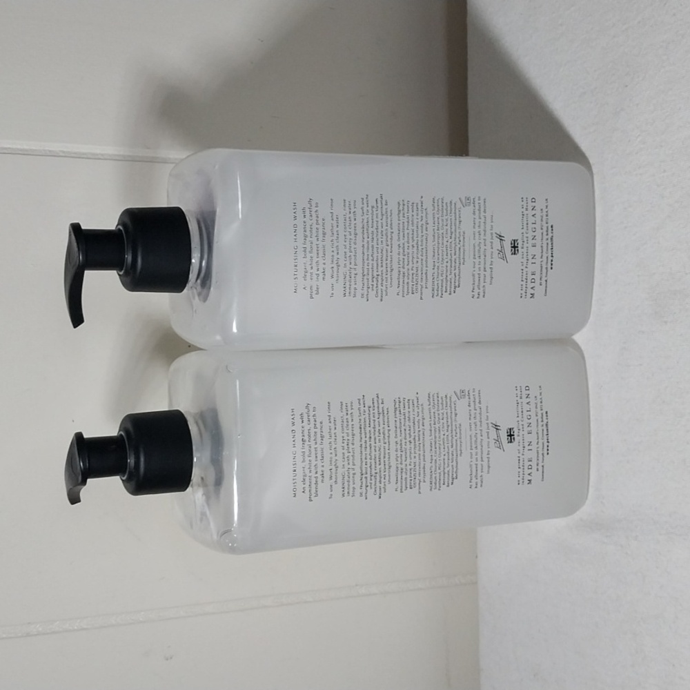 New 2pc Jumbo PECKSNIFF'S Gardenia & White Peach Hand Wash Soap 725ml 24.5oz - Picture 6 of 6